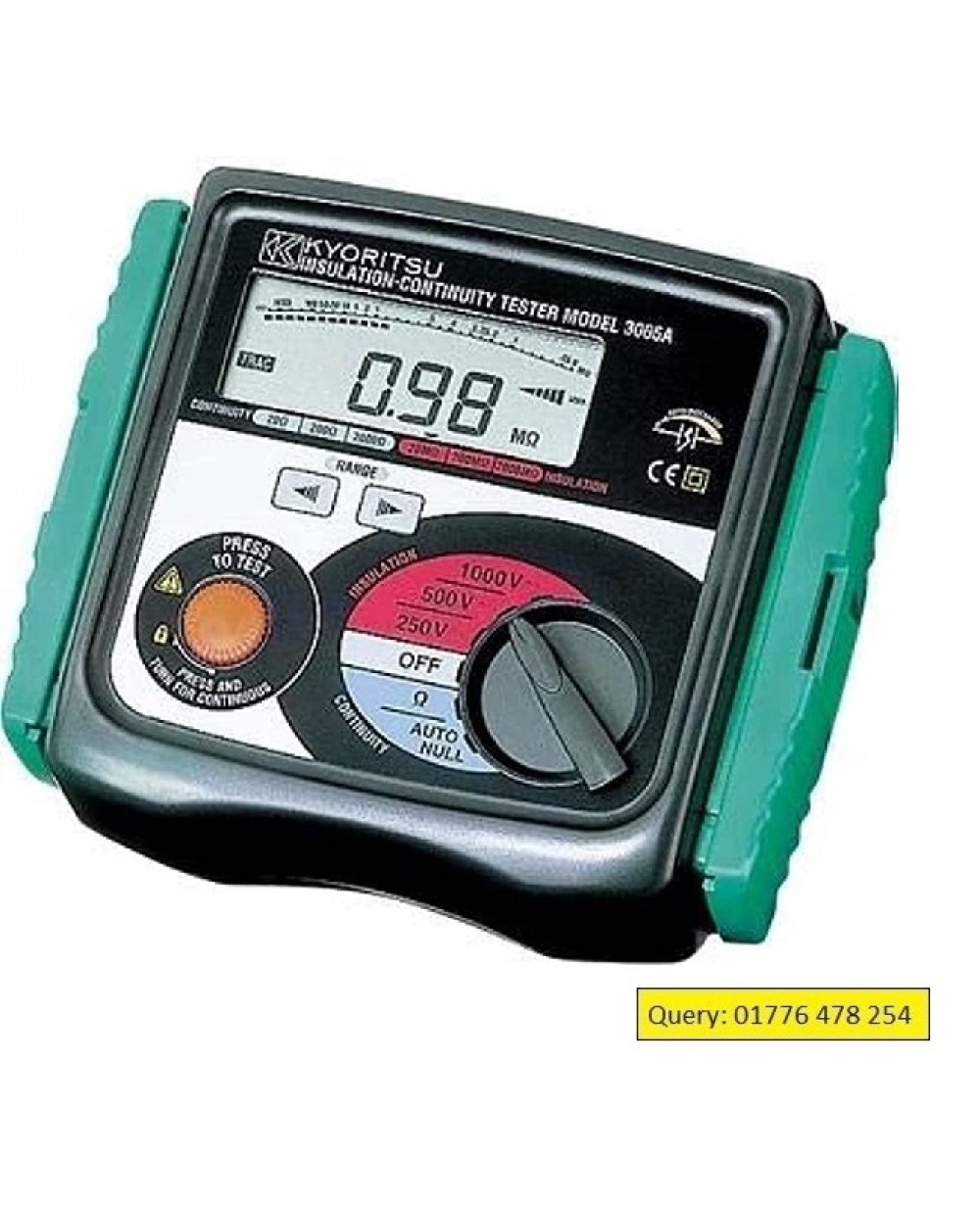 Kyoritsu Digital Insulation/Continuity Tester Megger 3007A