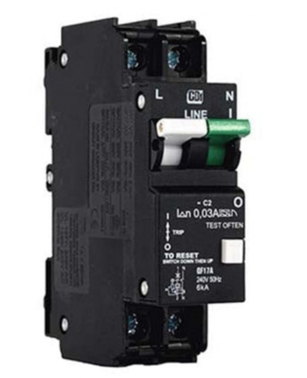 63asp Rcbo CHINT 63A SP RCBO 30mA 6KA Residual Current Operated Circuit Breaker ...