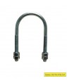 MS U Bolt With Nut 4 inches