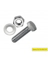 SS Nut Bolt 10 mm, 1.5 inch