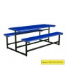 FRP 8 Seat Long Table Set