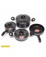 Cookware Set Non-Stick 7 Pieces