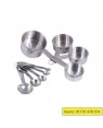Measuring Cups and Spoons Stainless Steel 