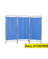 Hospital Patient Bed Side Partition Screen Stand