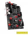 AMD Motherboard Gaming Plus Max RGB MSI X470 