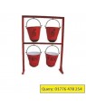Fire Bucket Stand Set