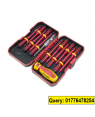TOLSEN 13pcs Interchangeable VDE 1000V Power Insulated Screwdriver Set