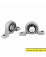 Pillow Block Mounted Ball Bearing 10mm Bore Diameter Zinc Alloy KP000 KP100 2pcs