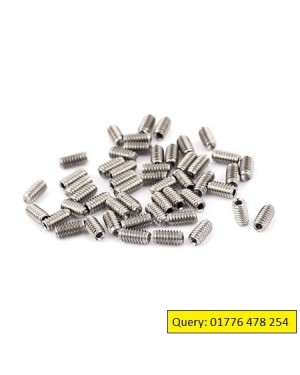 Headless Screw 50Pcs M2.5 x 3mm Stainless Steel 