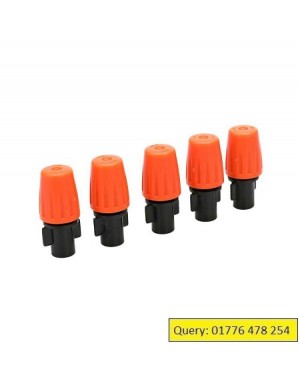 Small Size Plastic Adjustable Sprayer Nozzles 10pcs 