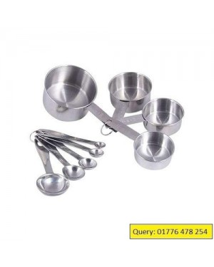Measuring Cups and Spoons Stainless Steel 