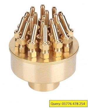 3 Layers Brass Fountain Nozzle Sprinklers Spray Head 1.5" DN40 G1-1/2"