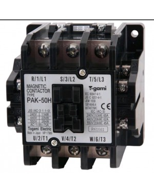 Togami JAPAN PAK 35JM 24-30-36A 26kW 440V AC Motor Magnetic Starter Switch PAK-35JM