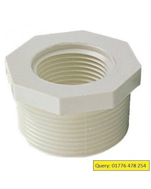 PVC Pipe Thread Bush 1" to 1/2"