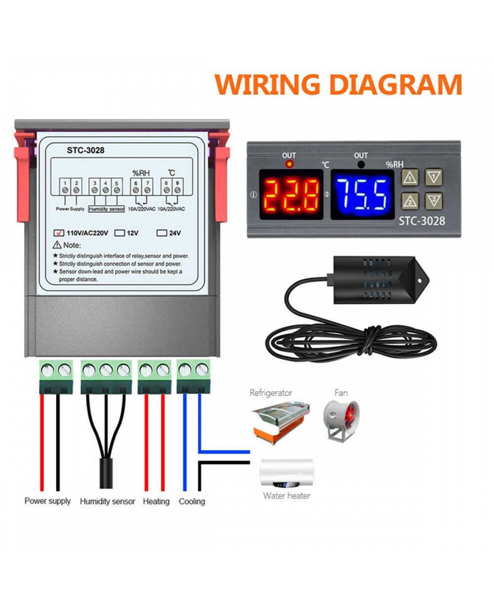 Digital Temperature and Humidity Controller