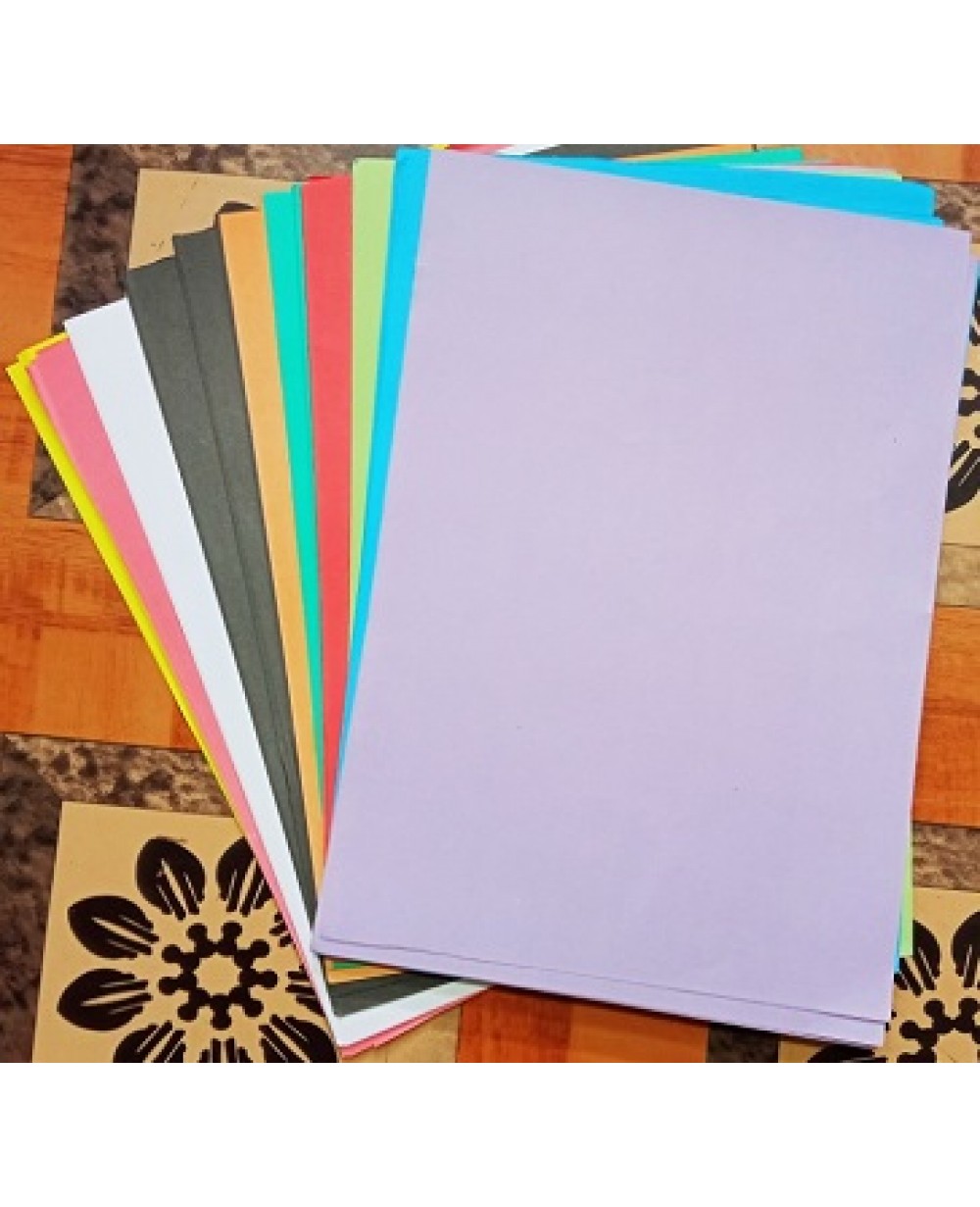 Legal Color Paper, 80 GSM, Green, 100 Sheets Multi Color