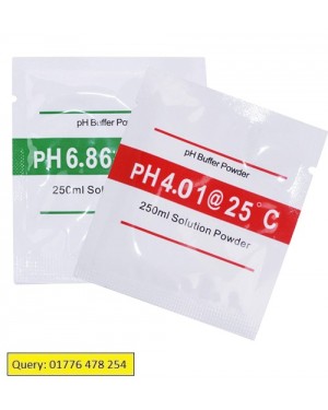 pH Buffer Solution Powder for calibration 2 Pcs pH 4.01 + pH 6.86