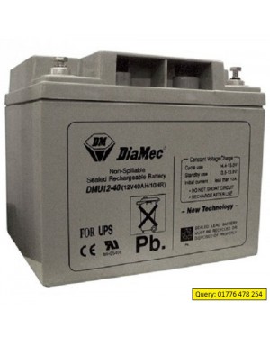 DiaMec 12V 40Ah UPS Battery