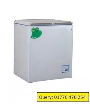 Chest Freezer 150 L Gray Flower