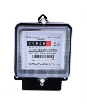 Super Star Single Phase Sub Energy Digital Meter Static Electric Kilowatt Hour DDS Superstar