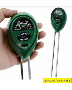 Soil pH Meter, 3-in-1 Soil Tester Kits with Moisture, Light and PH Test 